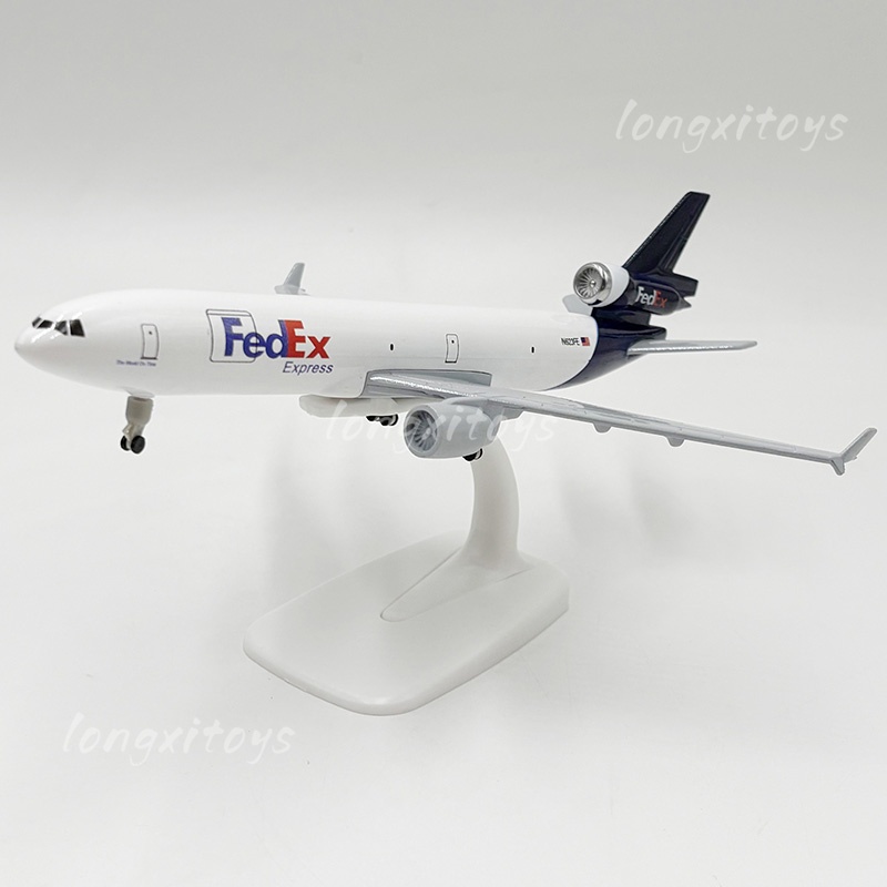 Đồ chơi mô hình máy bay kim loại Diecast 20cm Fedex Express MD-11 Arilines Bản sao thu nhỏ