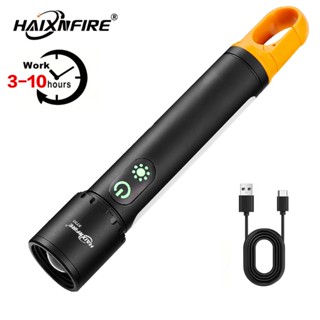  Haixnfire X730 LED Cắm Trại Đèn Pin COB Bên Đèn Cắm Trại USB Sạc Ngoài Trời Đi Bộ Đường Dài Câu Cá Kính Thiên Văn zoom Nướng Ánh Sáng 