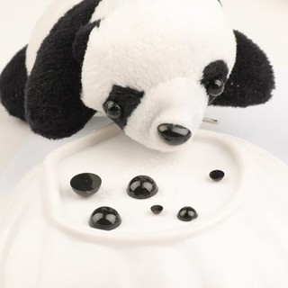 St. kunkka Set 2-14mm 50-500 mắt thú nhồi bông bằng acrylic màu đen tiện lợi