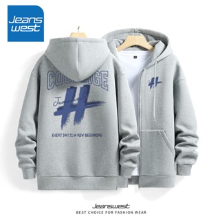 Áo khoác hoodie nam mùa thu đông có mũ chất lượng cao phong cách casual, áo khoác zip