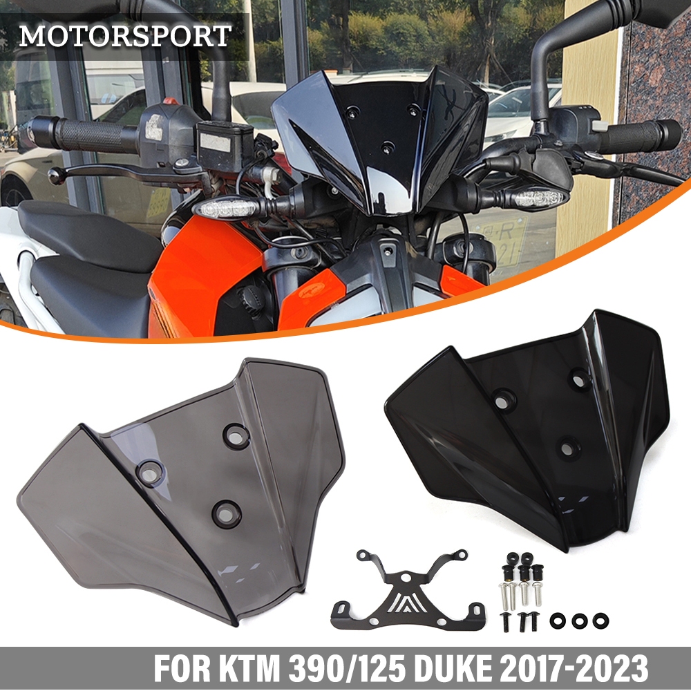 Kính chắn gió xe máy fairing kính chắn gió phía trước cho KTM DUKE390 DUKE125 DUKE 390 DUKE 125 2017