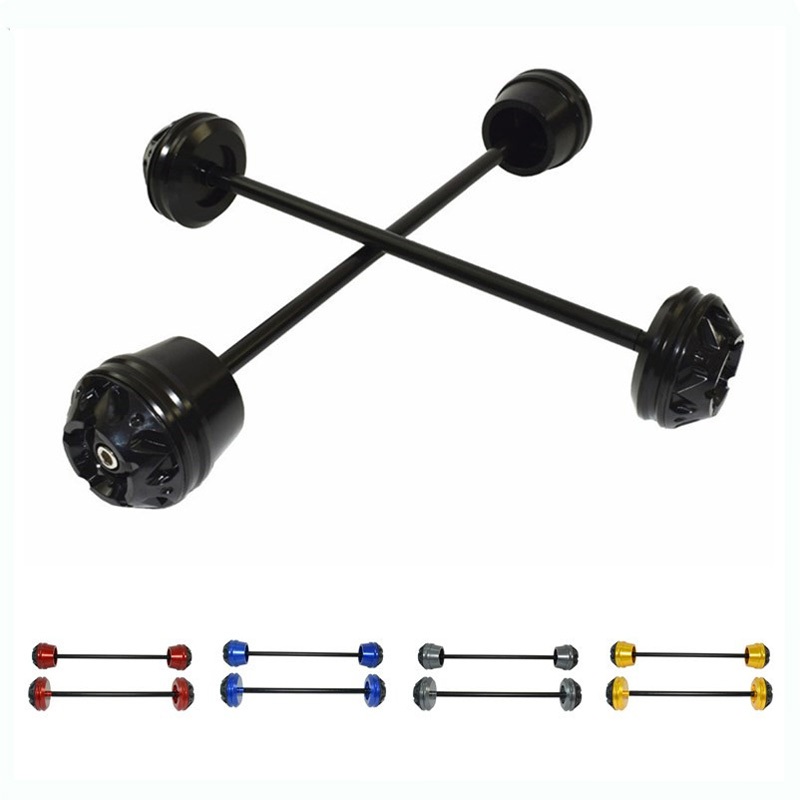 Dành Cho Xe Yamaha MT-07 FZ-07 FZ07 MT07 2014 2015 2016 2017 2 Chiếc Bánh Trước & Sau Dĩa Trục Thanh