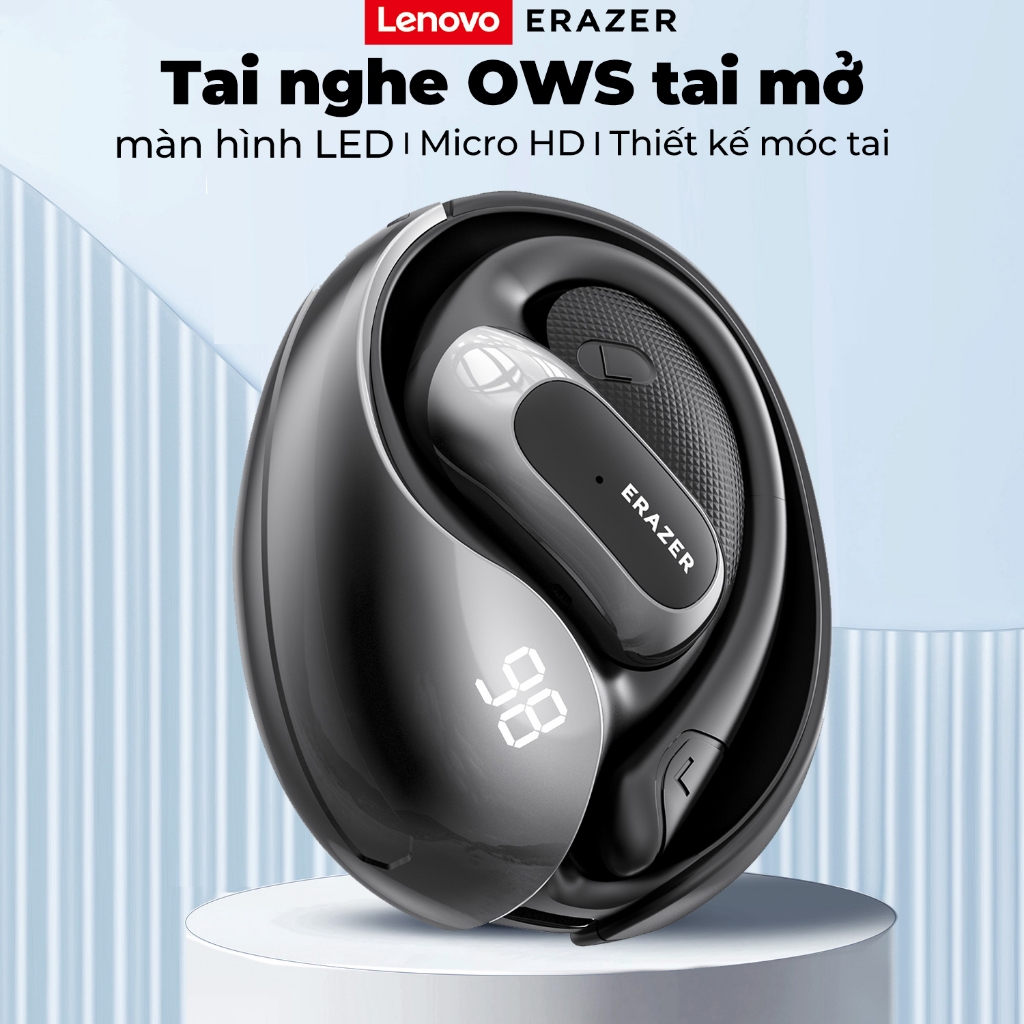 Lenovo ERAZER X5 OWS Tai nghe Bluetooth 5.4 Tai nghe giảm tiếng ồn Mini Tai nghe chống nước Chất lượng âm thanh HIFI có Mic | BigBuy360 - bigbuy360.vn