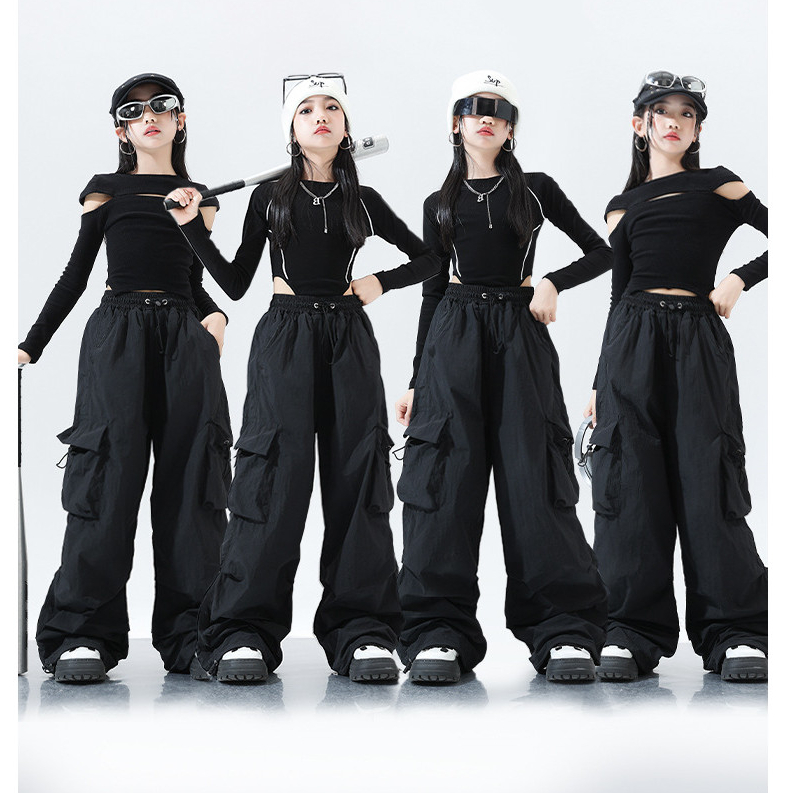3-14 Tuổi Đồ Nhảy Cho Bé Gái  Bộ Hiphop  Áo Croptop Cho  Đồ Nhảy Hiphop Cho Quần Hiphop  Đồ Hip Hop 