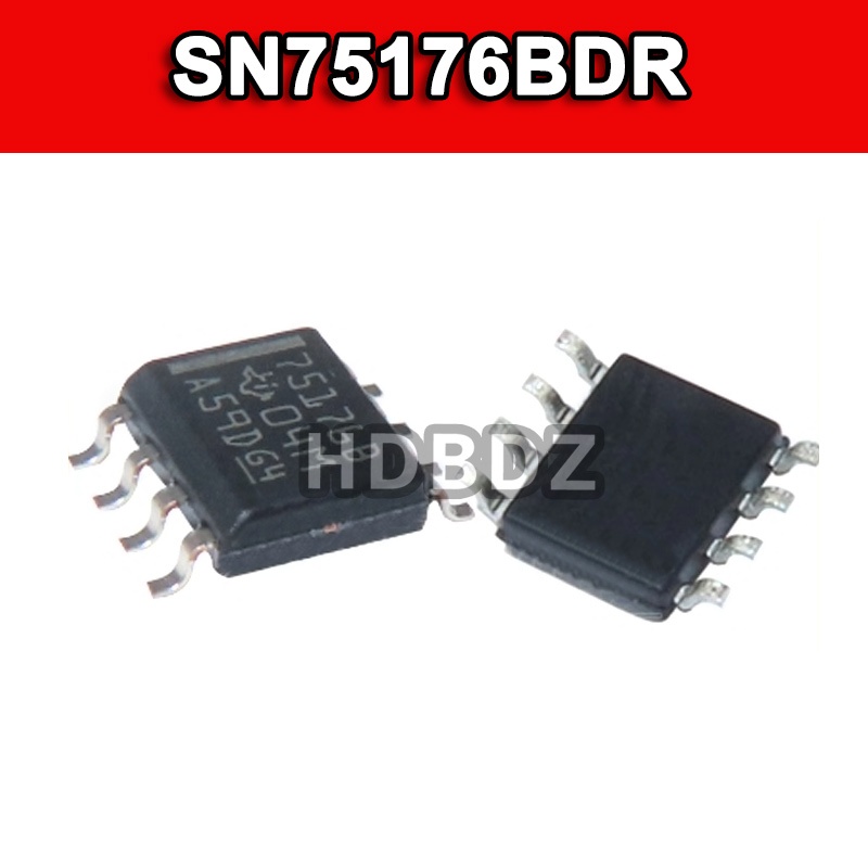 20~50PCS SN75176BDR SOP-8 75176B Sự khác biệt Dòng chính Bộ thu phát Chip IC SMD
