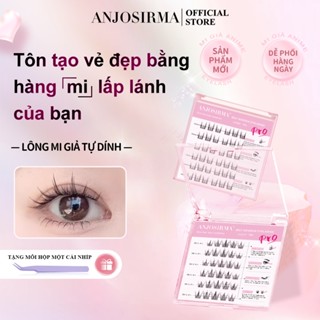 ANJOSIRMA Lông Mi Tự Dính Tự Nhiên Không Cần Keo Có Thể Tái Sử Tự do phù hợp với lông mi giả mi giả tự dính 3 Giây Dễ Dàng Áp Dụng