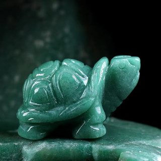 Tự Nhiên Khắc Đá Quý Rùa Các Bức Tượng Pha Lê Rùa Động Vật Tượng Phong Thủy Trang Trí Nhà 1.5 ''