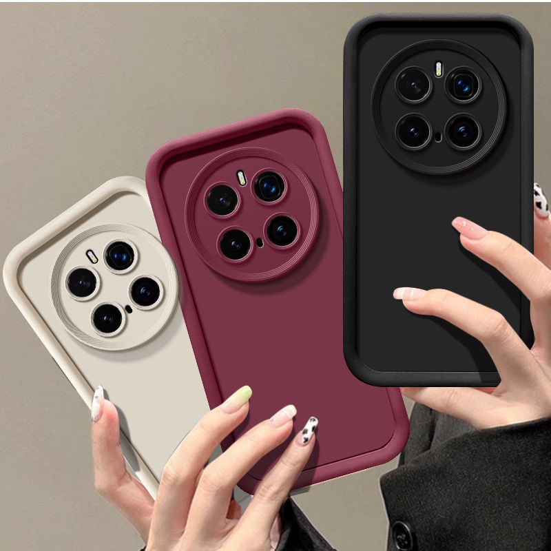 Ốp điện thoại đầy màu sắc Honor Magic 7 Pro 5G Magic7 Magic7Pro 7Pro Vỏ silicon màu trơn chống sốc