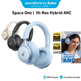 Tai nghe Soundcore của Anker Space One Hi-Res Sound Hybrid Tai nghe khử tiếng ồn chủ độngTWS với ANC