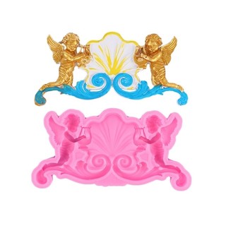 Ho Silicone Chocolate Trẻ Em Cánh Harp Bánh Kẹo Bánh Quy Khuôn Trang Trí