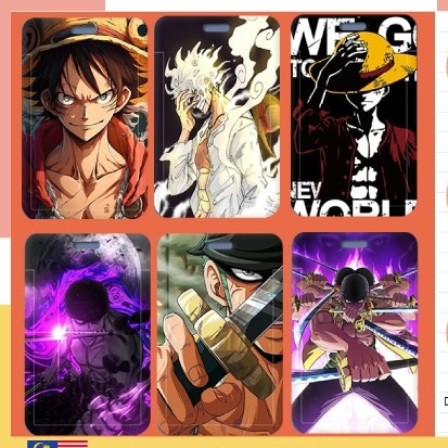 * Hàng có sẵn * Hộp đựng thẻ One Piece Luffy Gear 5 Nika Zoro Hộp đựng thẻ ID sinh viên Hộp đựng thẻ