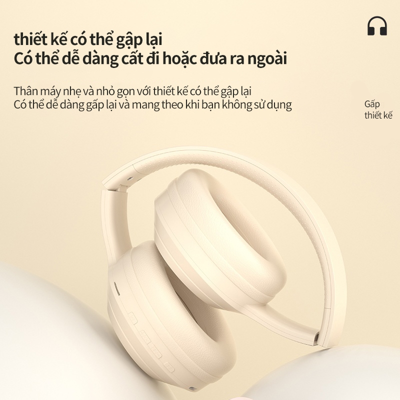 Tai nghe bluetooth SPRISE chụp tai không dây cao cấp đầy màu sắc chống tiếng ồn có thể gập lại Chơi game có Mic | BigBuy360 - bigbuy360.vn