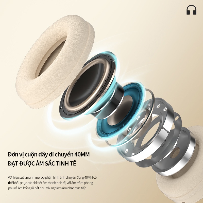 Tai nghe bluetooth SPRISE chụp tai không dây cao cấp đầy màu sắc chống tiếng ồn có thể gập lại Chơi game có Mic | BigBuy360 - bigbuy360.vn