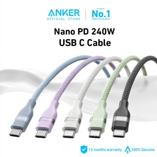 Cáp Anker Nano USB C PD 240W Cáp sạc nhanh Nylon Type C cho nhiều thiết bị điện thoại thông minh