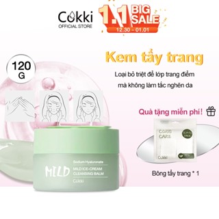Cokki Sáp Tẩy Trang LADY Làm Sạch Sâu Cho Da Nhạy Cảm 120g, không gây kích ứng và nuôi dưỡng làn da. Trang điểm hòa tan nhanh chóng để làm sạch hoàn toàn. Sữa Rửa Mặt 120g - mọi loại da.