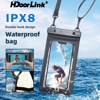 Túi đựng điện thoại chống nước HdooLink Túi đựng điện thoại IPX8 Túi bảo vệ trong suốt Túi dưới nước Túi khô cho điện thoại thông minh