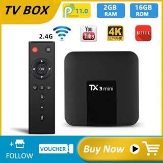 Android TV Box Tanix TX3 Mini Ram 4Gb Rom 32GB Phiên bản mới 2024 WiFi kép, Bluetooth