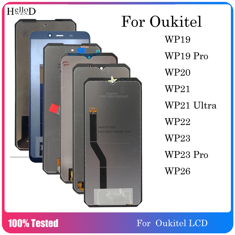 Màn hình LCD được kiểm tra 100% cho Oukitel WP19 Pro WP20 WP20 Pro WP21 WP21 Ultrra WP22 WP23 WP23 P