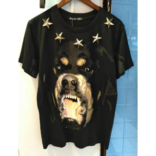 Áo thun ngắn tay hình ngôi sao kim loại thời trang dành cho nam và nữ