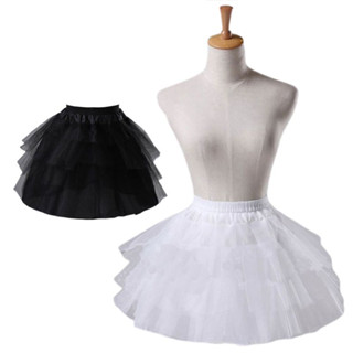 Ho Trang Phục Hóa Trang Cô Hầu Gái lolita pettiskirt Ngắn Không Có Vòng Lưới Cho Bé Gái Múa Ba Lê y