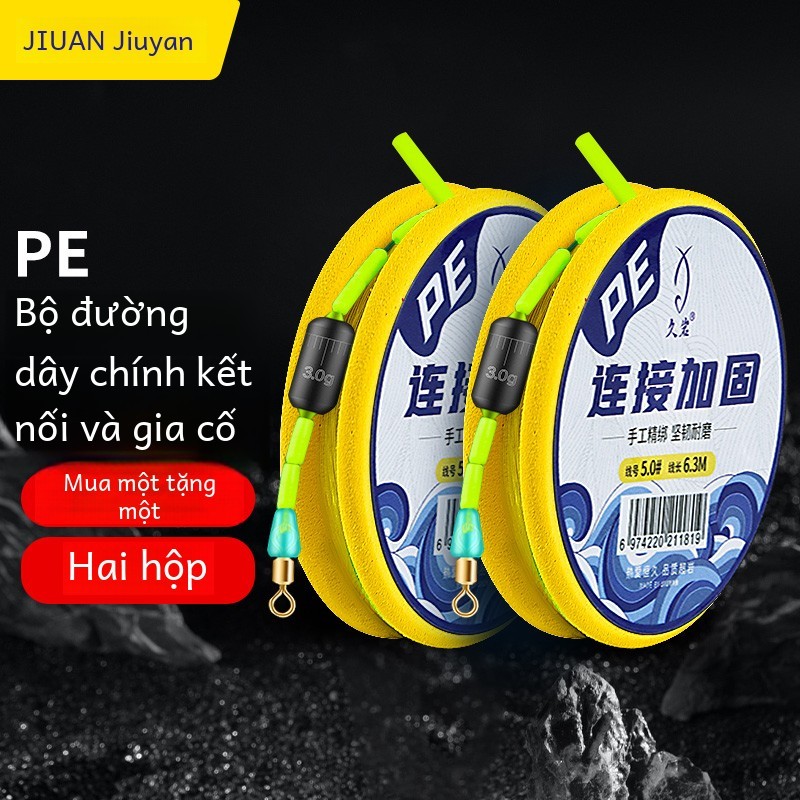 JIUYAN Đài Loan Câu Cá PE Main Line Set Tie the Strand Clip