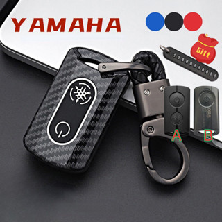  Vỏ Bọc Chìa Khóa Điều Khiển Từ Xa Bằng Sợi carbon Cho yamaha xmax aerox nvx nmax y16zr nvx155 aerox155 xmax300 aerox qbix sniper Ốp 