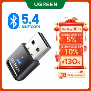 Ugreen USB Bluetooth 5.4 5.3 5.0 Bộ chuyển đổi Bộ thu phát Dongle không dây cho PC Windows 11 10 8.1 Tai nghe âm thanh nổi Bluetooth