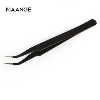 MAANGE Nhíp Gắp lông mi giả bằng thép không gỉ 5581