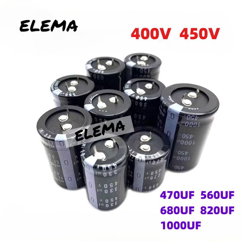 Tụ điện 400V 450V chính hãng 470UF 560UF 680UF 820UF 1000UF cho máy hàn Tụ điện điện phân 30 * 45 30