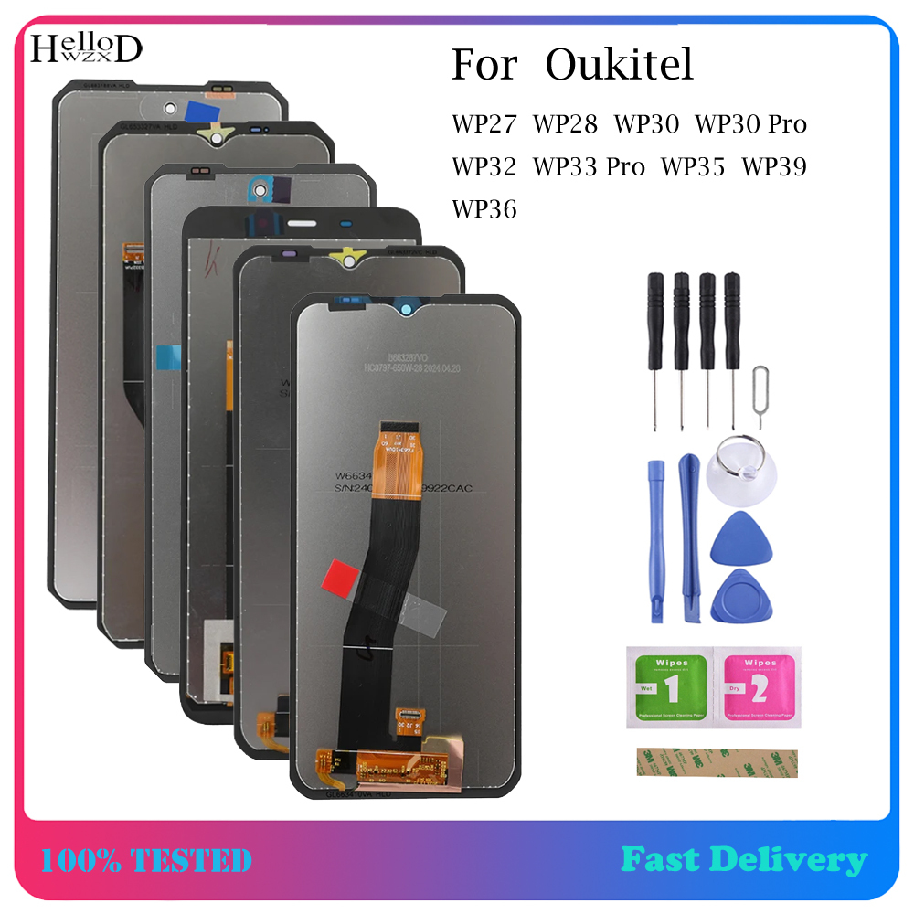 Màn hình LCD được kiểm tra cho Oukitel WP27 WP28 WP30 WP30 Pro WP32 WP33 Pro WP35 WP39 WP36 Màn hình