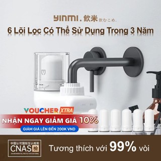 Đầu Lọc Nước Tại Vòi Thế Hệ Mới Xiaomi Youpin, Lọc Nước Tại Vòi Với 5 Lớp Khử Clo Dư Cải Thiện Màu Nước Lắp Ráp Đơn Giản Tiện Lợi