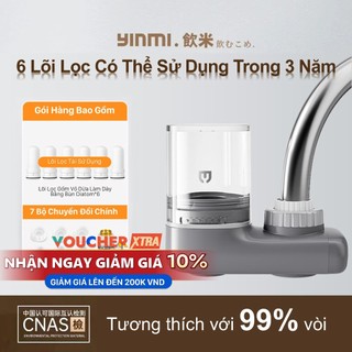 Bộ lọc nước Xiaomi Youpin YINMI Vòi lọc vòi có thể giặt được Lõi lọc gốm bùn tảo cát YM-R0100