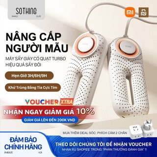  Xiaomi Sothing Máy Sấy Khô Và Khử Trùng Giày 3h   6h   9h Hẹn Giờ Bằng Tia UV 