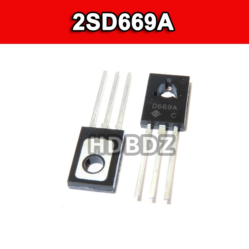10 ~ 50 CÁI 2SD669A TO-126 D669A 160V 1.5A IC Triode