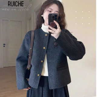 RUICHE áo khoác nữ áophao  comfortable Phong cách Chất lượng cao Cổ điển WWY24B0404 47Z241119
