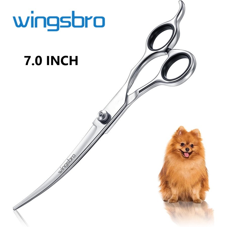 wingsbro Kéo Tỉa Lông Thú Cưng 7.0 "Bằng Thép Không ，kéo cắt lông thú cưng, kéo cắt lông chó