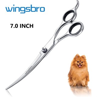 wingsbro Kéo Tỉa Lông Thú Cưng 7.0 "Bằng Thép Không ，kéo cắt lông thú cưng, kéo cắt lông chó