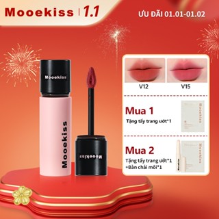 Son Mooekiss Loại Son sáng da nâng Son bóng mỏng nhẹ dưỡng ẩm tint lì không khô môi 3g
