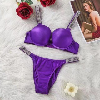Bộ đồ lót nữ Victoria 's Secret Kích thước lớn Thoải mái gợi cảm Push Up Quần lót IARX
