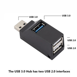 Bộ chia 3 cổng Hub Mini USB 3.0 Bộ chuyển đổi truyền dữ liệu tốc độ cao