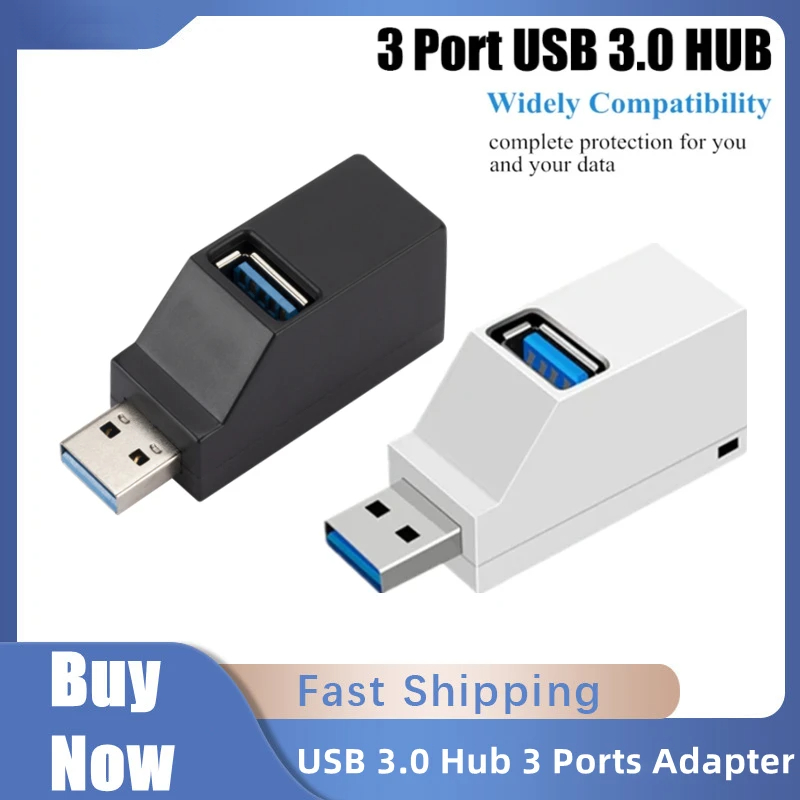Bộ chia 3 cổng Hub Mini USB 3.0 Bộ chuyển đổi truyền dữ liệu tốc độ cao
