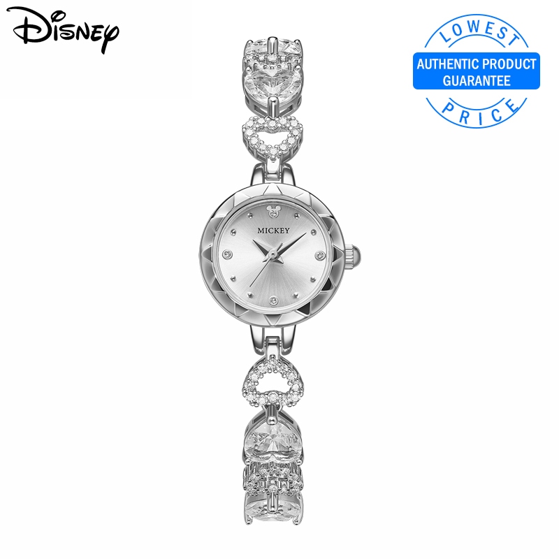 Đồng hồ thạch anh nữ sáng tinh tế dòng Mickey chính hãng Disney