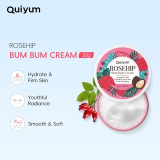 Quiyum Rosehip Bum Cream Nâng Hông Làm Săn Chắc Phát Sáng Mông Tăng Cường Dưỡng Ẩm 30g