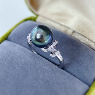 Nhẫn ngọc trai nước ngọt tự nhiên mạ vàng 18K thiết kế thanh lịch dành cho nữ