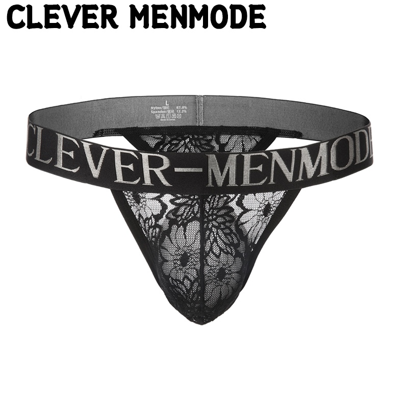Men's lace underwear black classic comfortable breathable