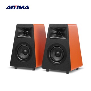 Aiyima S30 Hifi Active Bookshelf Loa Bluetooth 5.3 Gỗ 100W Studio Màn Hình Loa Rạp Hát Tại Nhà Loa Siêu Trầm