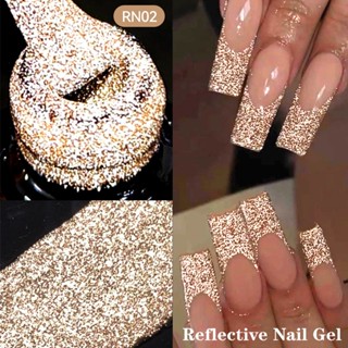  Champagne Phản Quang Lấp Lánh Gel Sơn Móng Tay Lấp Lánh Kim Sa Lấp Lánh Ngâm Tia UV LED Gel Varnishs Cho Móng Tay Nghệ Thuật Làm Móng Tay 