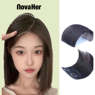 Tóc giả kẹp phồng tóc nữ loại đẹp, kẹp phồng chân tóc giả 10cm/15 cm/20cm/30cm NovaHer