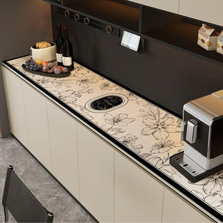 Khăn trải bàn PU bảo vệ cạnh tủ bếp thảm lót giày chống thấm nước chống bụi bẩn trang trí nhà cửa