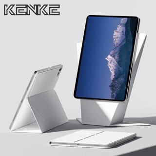 Ốp lưng kenke ipad Vỏ bọc máy tính bảng 3 trong 1, vỏ máy tính bảng từ tính có thể tháo rời cho 2024 ipad mini 6 7(A17 pro) pro (M4) 11 inch (thế hệ 2/3/4) pro 13 inch Air 4 Air 5 ipad thế hệ thứ 10 bìa 12.9 cover bao da máy tính bảng bao da ipad air 5